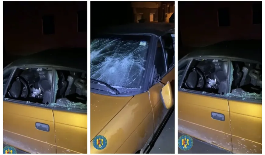 Scandal incredibil înainte de Anul Nou. Un tânăr și-a snopit în bătaie bunicul, apoi i-a distrus mașina și i-a spart geamurile casei