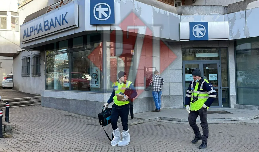 O femeie din Iași a încercat să jefuiască o sucursală Alpha Bank, înarmată cu o foarfecă