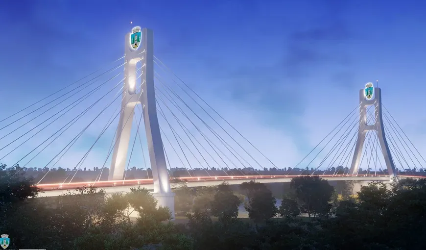 Pod hobanat peste Someș, la Satu Mare VIDEO