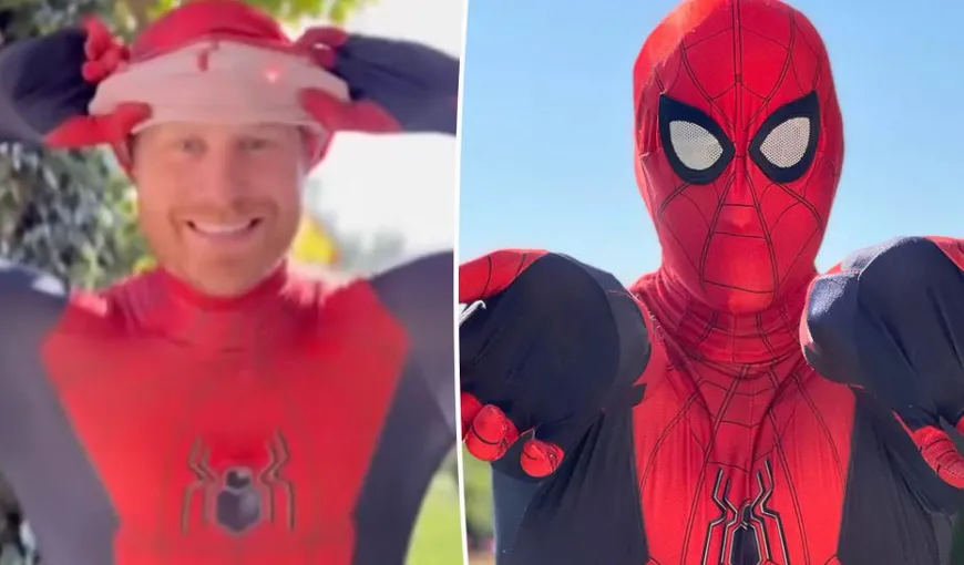 VIDEO: Mare surpriză! Cum a ajuns Prințul Harry să se costumeze în Spider-Man