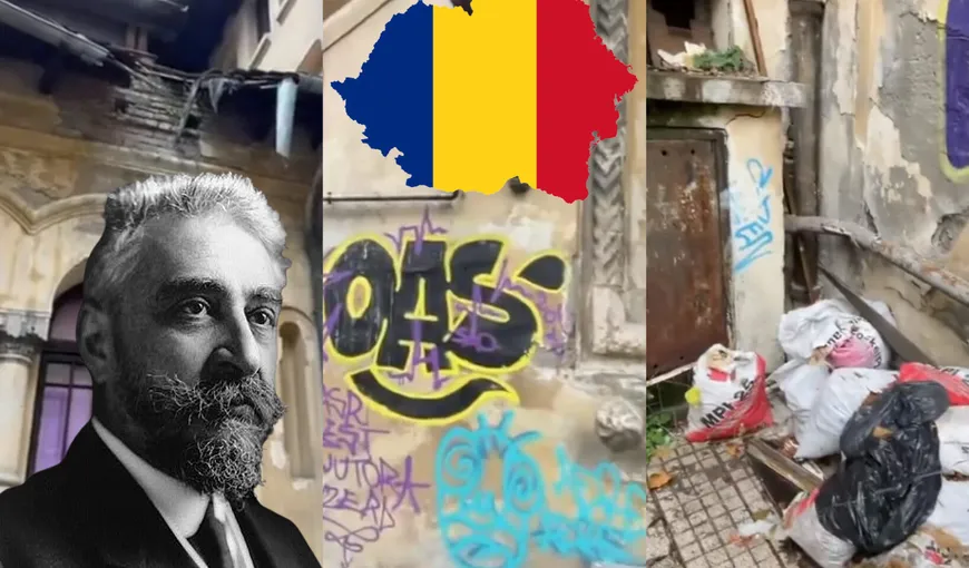 VIDEO: Rușine națională! În ce hal a ajuns să arate casa premierului de la 1918, Ion I. C. Brătianu