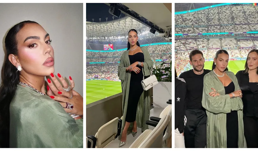 Soția lui Ronaldo, apariție de senzație la Campionatul Mondial din Qatar. Georgina Rodriguez s-a blindat cu bijuterii în valoare de 1,6 milioane de lire sterline