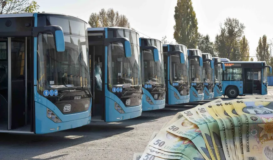 Ce salariu primește pe lună un șofer de autobuz în București, cu tot cu sporuri?! Salariile la STB sunt consistente!