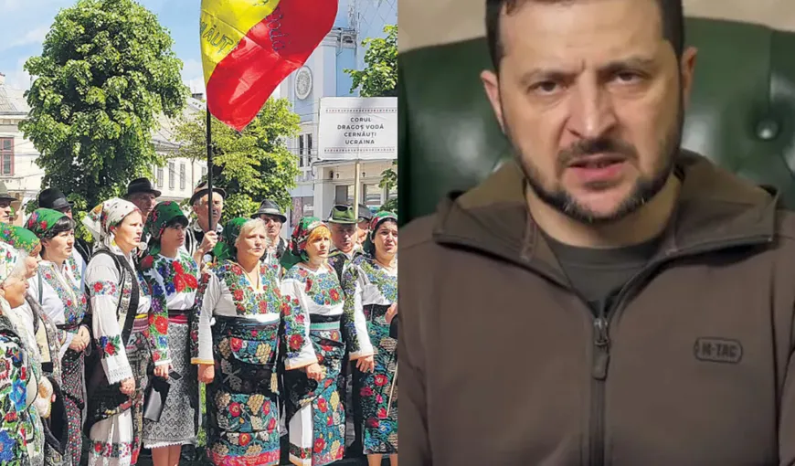 Românii din Ucraina se revoltă. Proiectul lui Volodimir Zelenski discriminează și mai tare minoritățile naționale, avertizează etnicii români