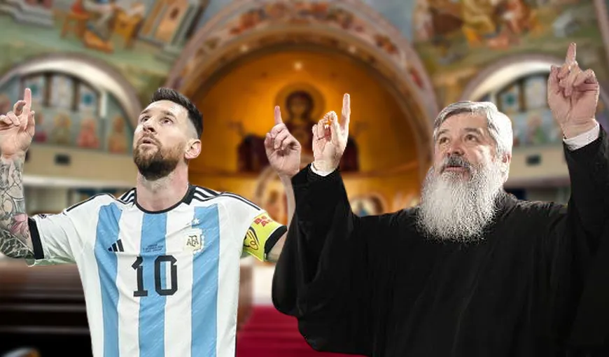 Părintele Vasile Ioana e fan Lionel Messi: „Smerenia a câștigat!”. Avertismentul preotului, pentru suporterii fanatici