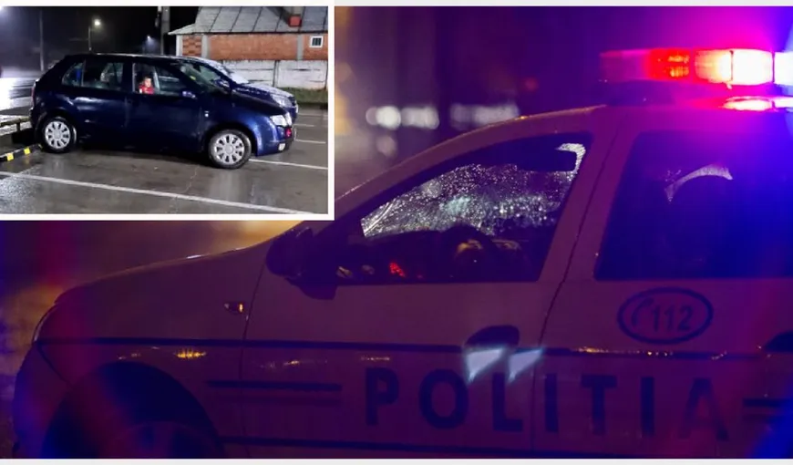 O fetiță a fost încuiată în mașină de părinți, noaptea, în fața unui supermarket, în Prahova