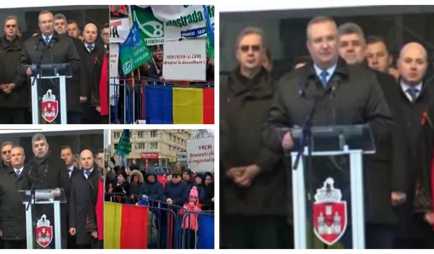 Nicolae Ciucă, printre huiduieli la Iași: ”Rădăcinile României europene se regăsesc în Unirea Principatelor Române. Hai să dăm mână cu mână, pentru prezentul şi viitorul nostru european!”