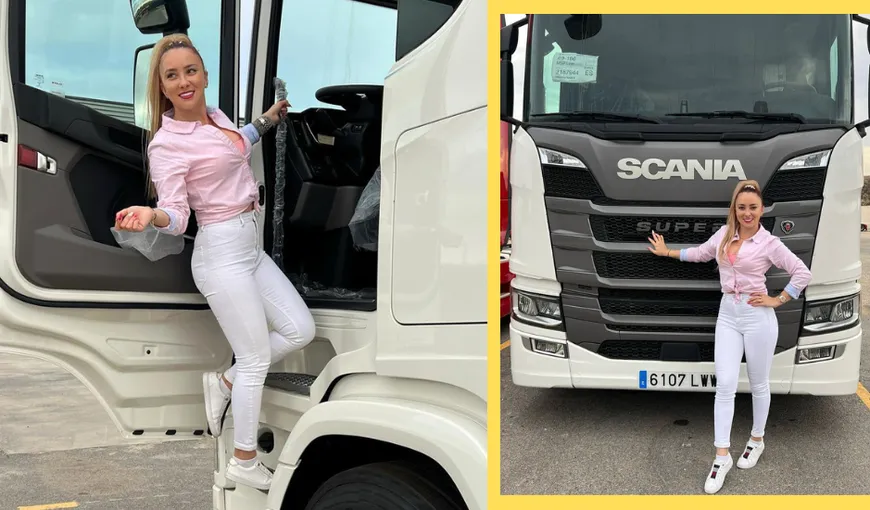 Ce s-a întâmplat cu Adriana Oltean, cea mai populară şoferiţă de TIR. „Mi-a schimbat viaţa!” VIDEO