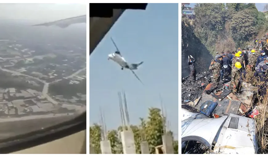Prăbușirea avionului din Nepal a fost filmată de una dintre victime. A transmis live pe Facebook din timpul impactului devastator – VIDEO