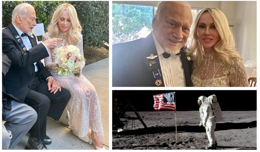 Buzz Aldrin, al doilea om care a păşit pe Lună, s-a căsătorit cu Anca Faur. Are 93 de ani, iar românca e cu 30 de ani mai tânără