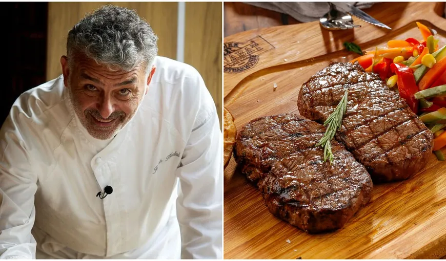 Friptură de vită. Chef Joseph Hadad spune cum alegem carnea potrivită: „Este cea mai fragedă carne din corpul unei vite”