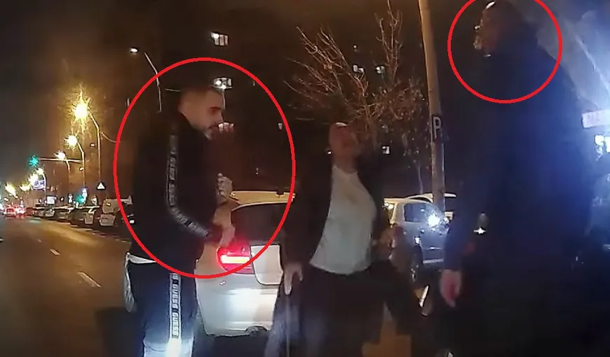 VIDEO VIOLENT: Bătaie în traficul din București: un „cocalar cu BMW” a umplut de sânge un șofer de Logan