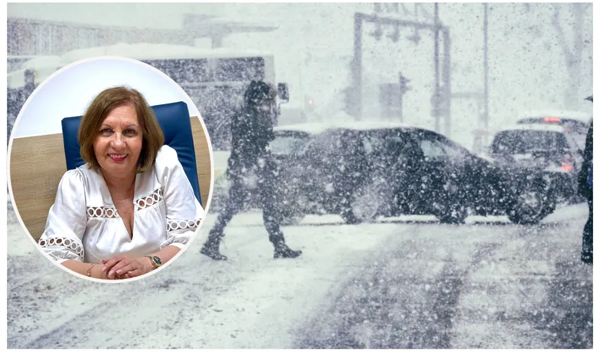 Când vin ninsorile la București. Directorul ANM, Elena Mateescu, a anunțat prognoza pentru următoarele zile