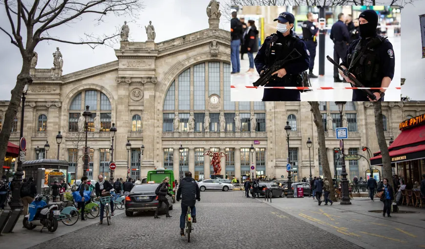 VIDEO: Teroare la Paris. Un bărbat a înjunghiat mai multe persoane, în Gara de Nord