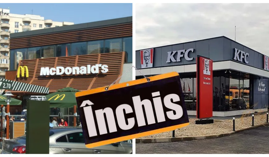 Restaurante McDonalds și KFC din Capitală, închise de ANPC: ”Furatul la cântar sau cu ocaua păreau lucruri apuse de pe vremea lui Cuza”