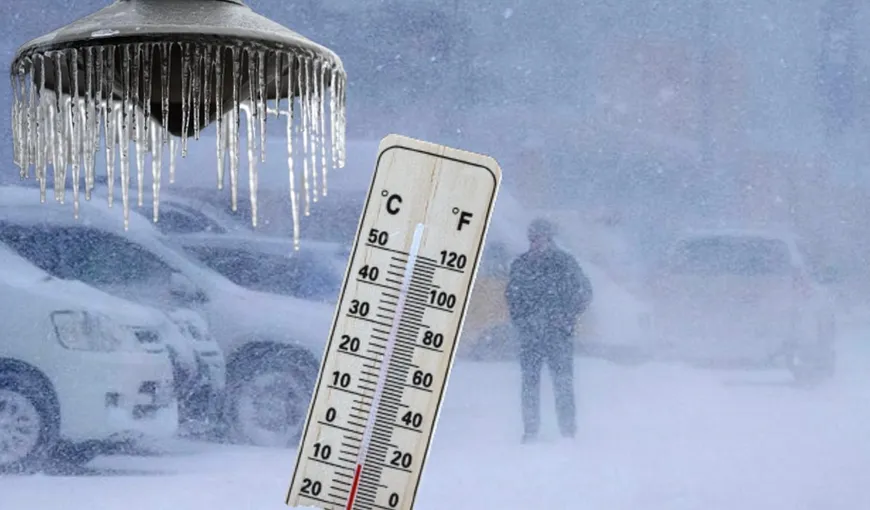Un anticiclon loveşte România. Meteorologii anunţă ninsori şi temperaturi de -10°C