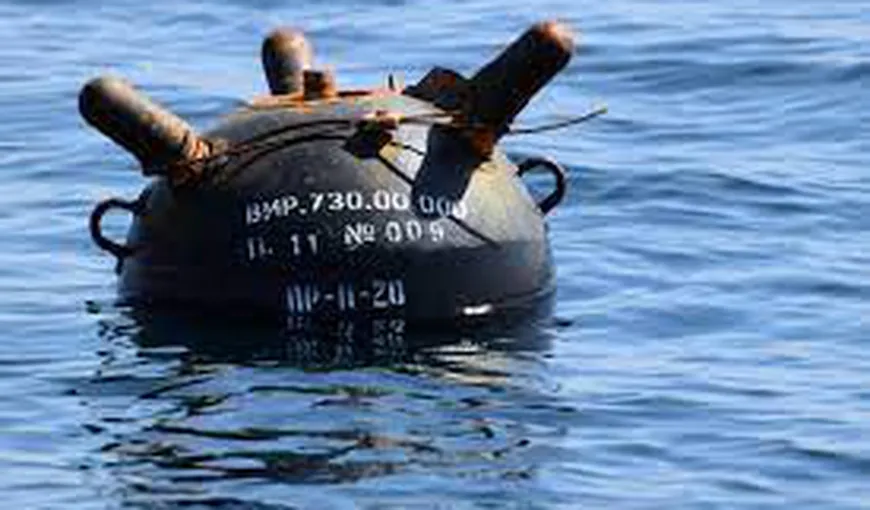 Alertă în Marea Neagră. O mină marină care plutea în derivă a fost dezamorsată de forțele navale bulgare