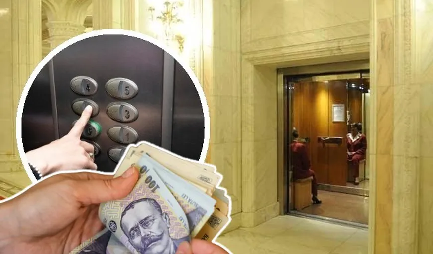 Salariile de nababi de la Parlament: peste 5000 de lei pentru angajatul care apasă butonul la lift