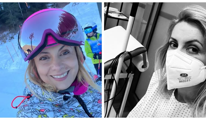 De pe pârtia de schi, direct la spital. Simona Gherghe a ajuns pe mâna medicilor italieni, în timpul vacanței cu familia