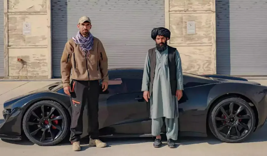 Talibanii au prezentat primul bolid de fabricaţie afgană. Caroseria este inspirată de Bugatti, iar motorul este de Toyota Corolla VIDEO