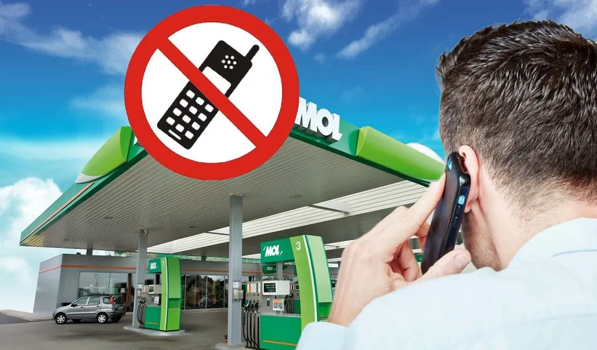 Telefonul mobil, interzis cu desăvârşire în benzinărie. Care este explicaţia banală