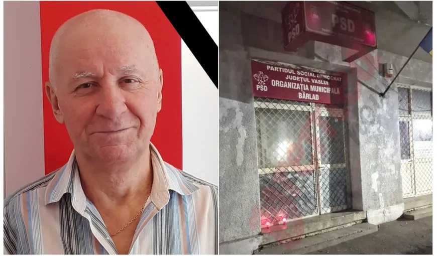 Tragedie la Bârlad! Un membru PSD s-a spânzurat în sediul partidului după o decepție în dragoste