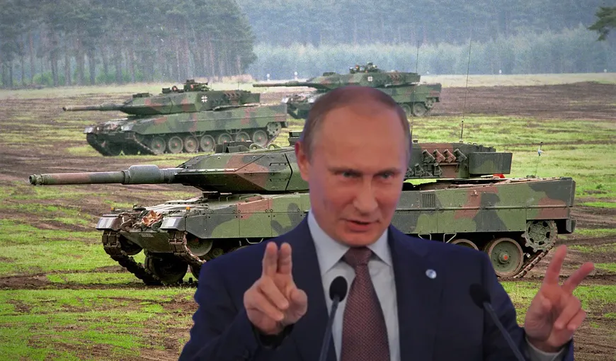 Reacția nervoasă a lui Putin după ajutorul primit de Ucraina: „Este incredibil, dar tancuri germane Leopard, cu cruci pe ele, ne amenință din nou!”
