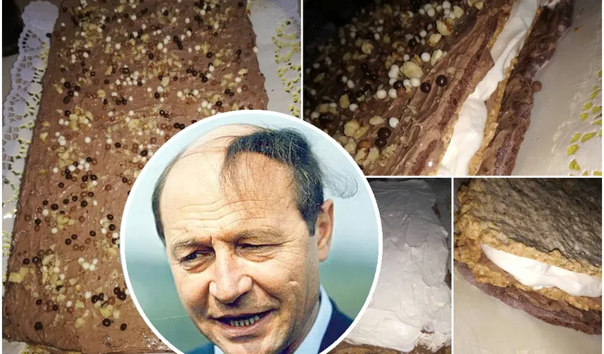 Şuviţa lui Băsescu, prăjitura spectaculoasă care face furori printre gospodine. Secretul desertului irezistibil, pe care-l mănânci cu ochii