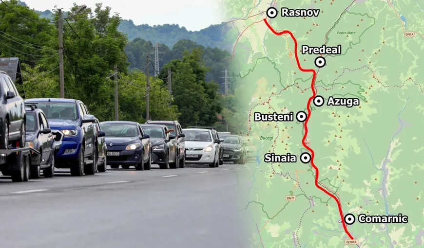 Cea mai bună rută pentru a evita aglomerația de pe Valea Prahovei. Are o distanță de 180 de kilometri, iar peisajul este unul superb