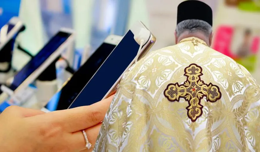 Metoda ireală găsită de un preot. Ce face acesta cu telefoanele aduse de enoriași în biserică