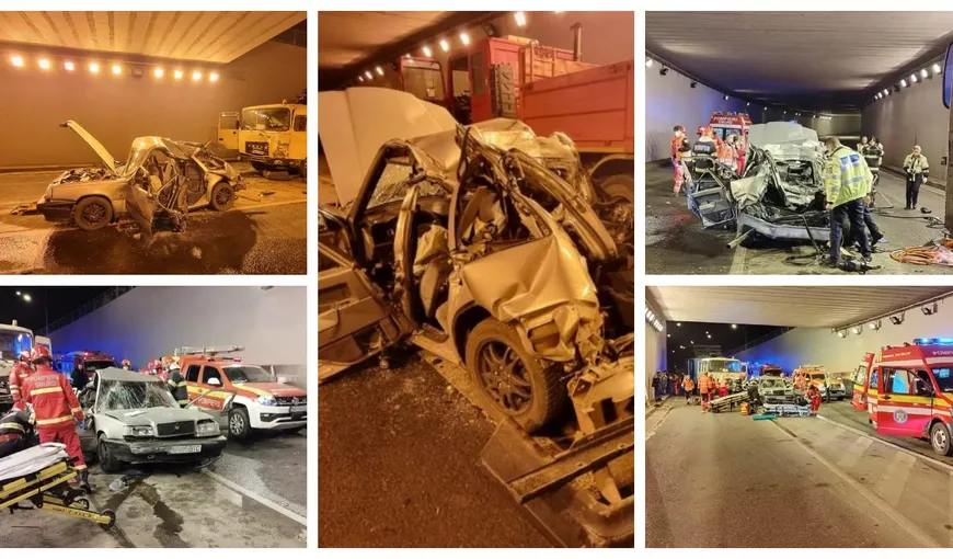 Doi tineri morți în accident într-un pasaj din Timișoara. Un camion a spulberat mașina condusă de un adolescent de 18 ani