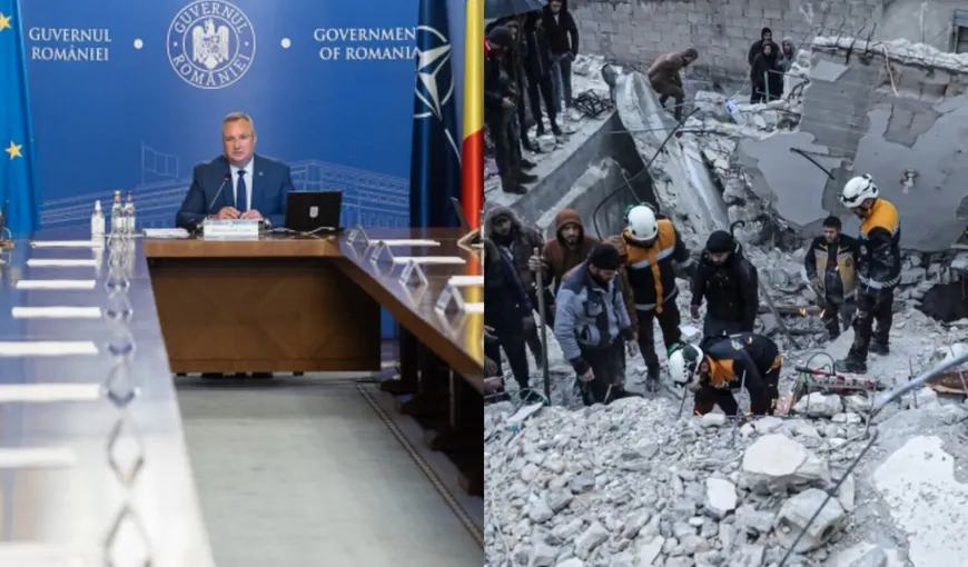 Guvernul României a stabilit primele ajutoare pentru Siria, în urma cutremurelor devastatoare