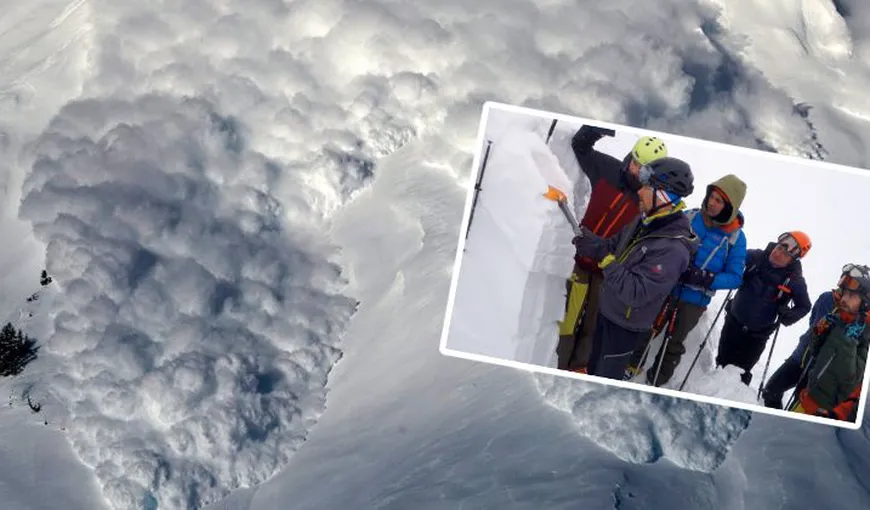 VIDEO: Avalanșă în munții României. Primul deces a fost deja confirmat