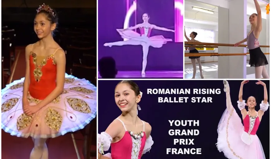 O fetiţă de 11 ani din România, printre cele mai bune balerine din lume! Rebeca Zamfir, considerată o „minune a baletului”