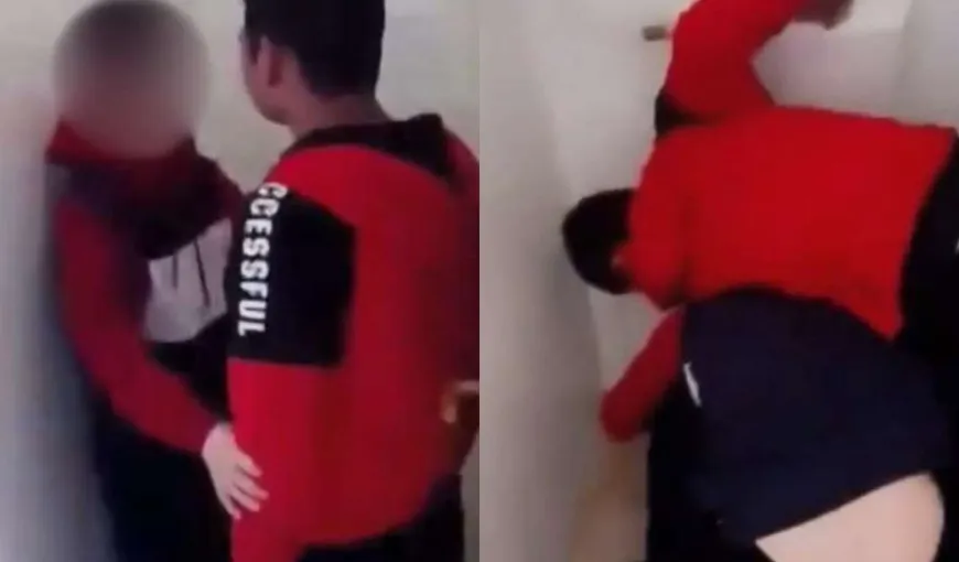 Noi acuzații pentru elevul de 15 ani care şi-a bătut şi umilit doi colegi, în toaleta unui liceu din Bacău. Adolescentul a fost arestat