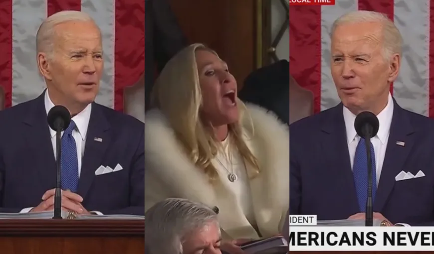Scandal în SUA. Joe Biden, huiduit de republicani, după ce președintele a aruncat cu acuzații grave: „Mincinosule!” (VIDEO)