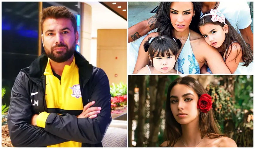Ce relație are Adrian Mutu cu fetele sale, Adriana și Maya: „Le fac pașapoartele românești”