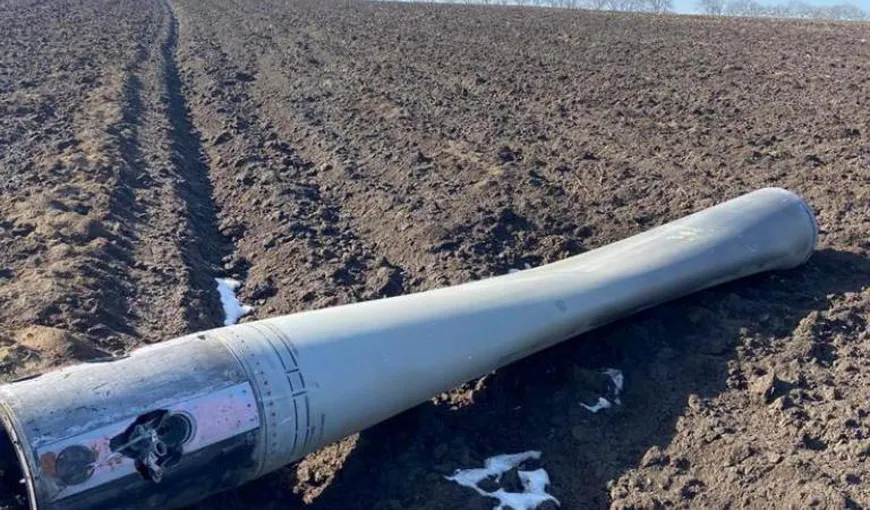 Resturile unei rachete trase de Armata Rusă în direcția Ucrainei, descoperite în Republica Moldova