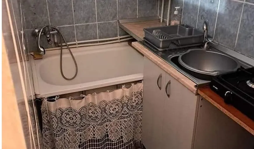 Garsonieră cu cadă în bucătărie, în Cluj-Napoca. N-o să-ți vină să crezi care e prețul de închiriat