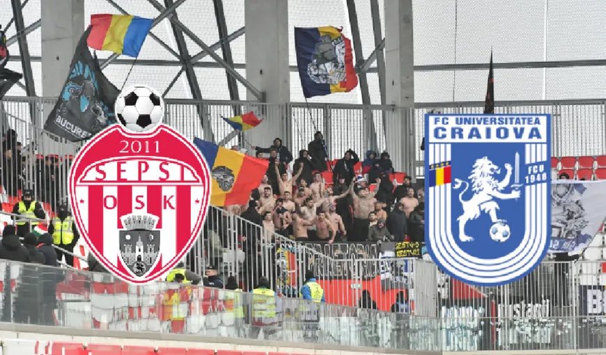 FRF a anunţat rezultatul la „masa verde” după scandalul xenofob de la meciul Sepsi – FC U Craiova. Ambele echipe au fost sancţionate