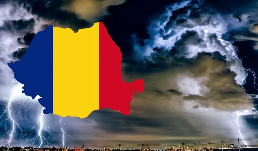 Alertă meteo. Un ciclon loveşte România. ANM anunţă furtuni electrice violente şi grindină