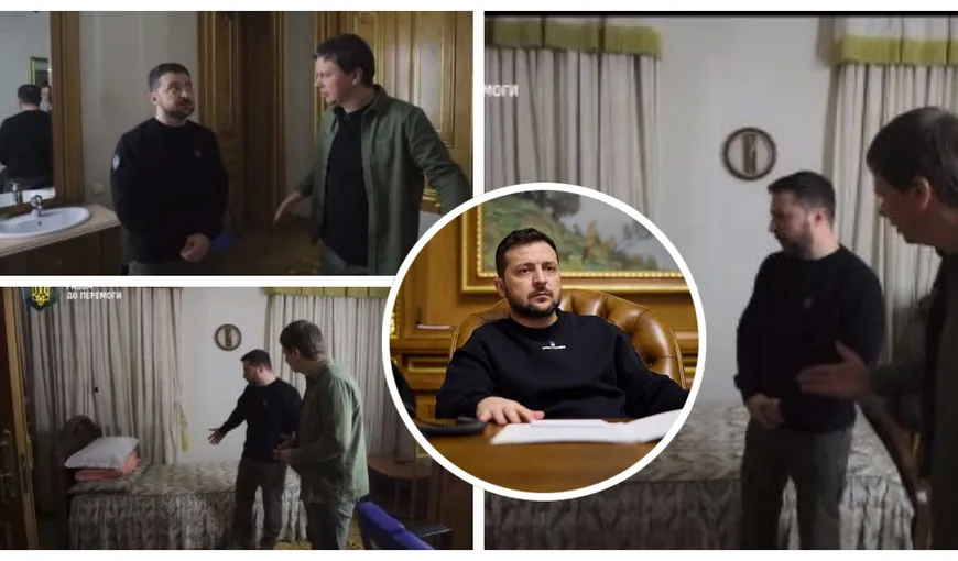 Cum arată camera în care Volodimir Zelenski trăiește de când a început războiul în Ucraina. „Am coborât în adăpostul antiatomic. Aici locuiesc”