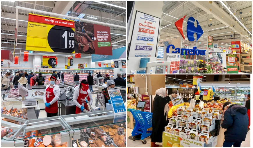 Scandalul caselor self-pay continuă! Cât câștiga anul trecut un casier care lucra la Carrefour România