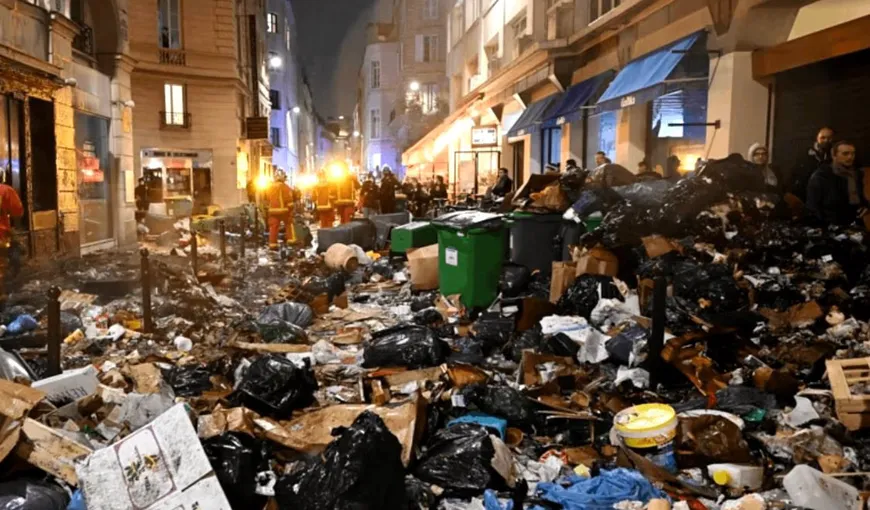 Se anunţă proteste masive în Franţa. Transporturile sunt perturbate, iar magazinele vor fi închise VIDEO