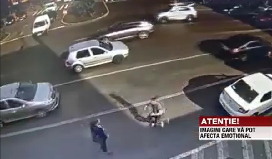 Bătaie în centrul Bucureștiului. Un șofer a fost reținut după ce a atacat cu bâta un alt bărbat după o șicanare în trafic