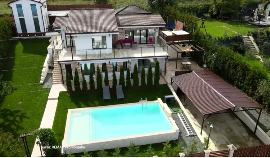 Cea mai scumpă casă scoasă la vânzare în Cluj! Cât costă construcţia pe două nivele, cu șapte camere și o piscină
