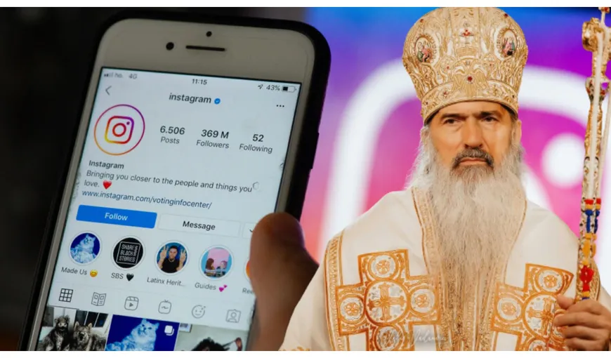 IPS Teodosie ține pasul cu tehnologia. Arhiepiscopia Tomisului are cont și pe Instagram: ”Tehnica aceasta de Dumnezeu este lăsată”