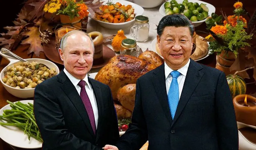 Xi Jinping, răsfățat de bucătarii lui Vladimir Putin. Ce meniu a fost pregătit la Moscova, pentru cina celor doi lideri