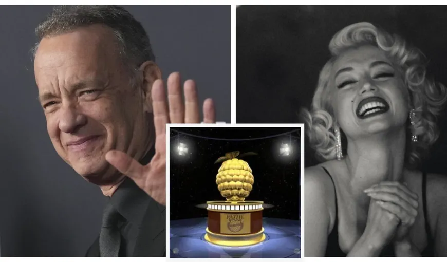 Tom Hanks, două premii la Zmeura de Aur. „Blonde”, pelicula biografică despre Marilyn Monroe, a fost desemnat cel mai prost film al anului