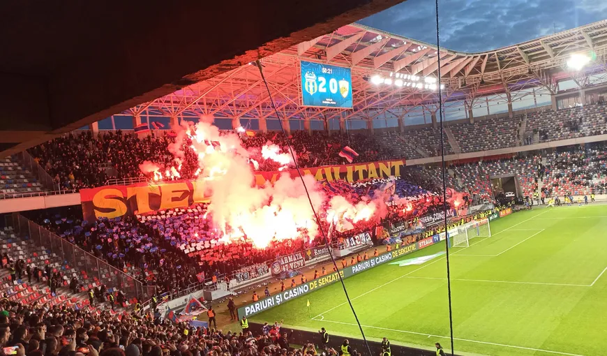 Jandarmeria a aplicat sancțiuni privind interzicerea accesului la competițiile sportive, după meciul CSA Steaua – Dinamo